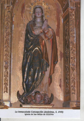 Postal 011800: Virgen Ntra Sra La Inmaculada Concepcion, Iglesia de San Millan de Segovia