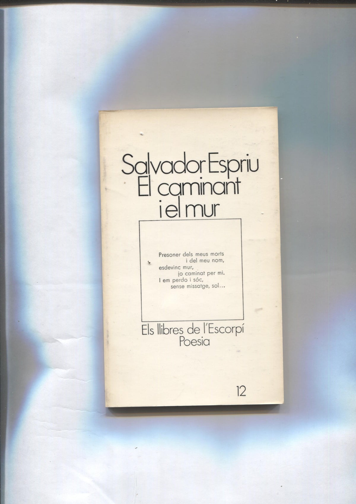 Els llibres de L'escorpi numero 12: El caminant i el mur