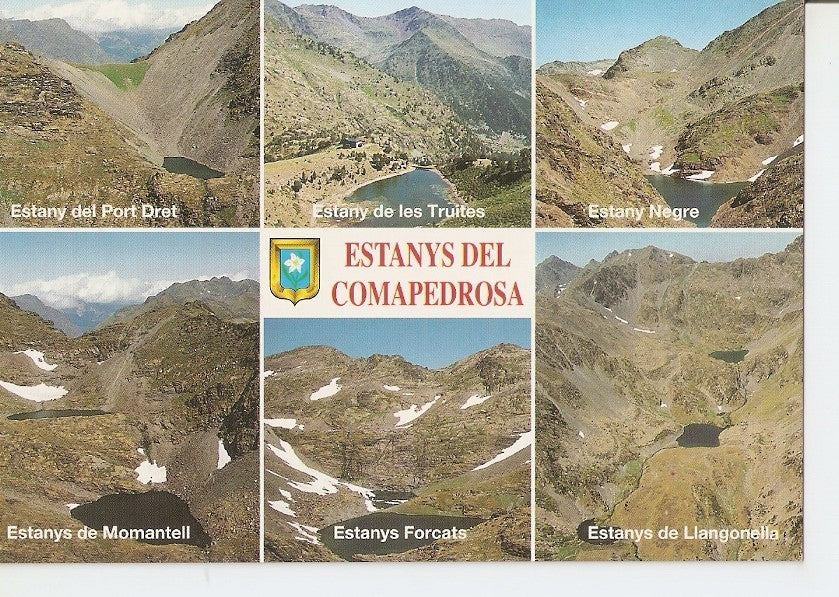 Postal 040703 : Principat dAndorra. Arinsal. Lagos de la valle del Comapedrosa