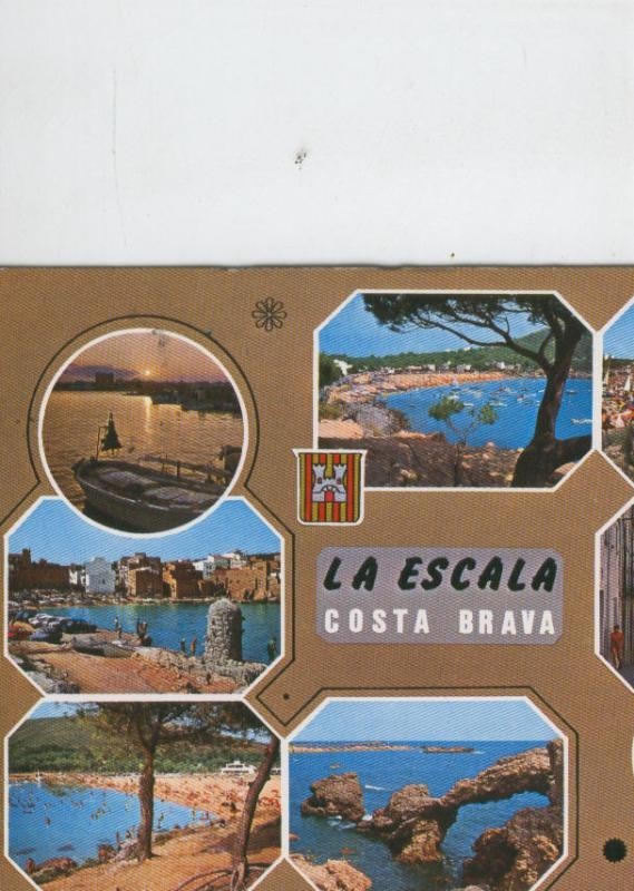 Postal 6740:  La Escala, Girona,  vistas generales