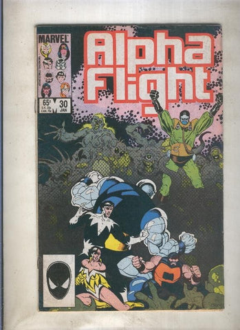 Alpha Flight volumen 1 numero 065 (1986)