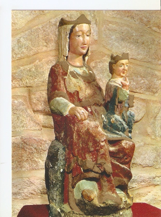 Postal 035873 : Vierge du Canigou. Abbaye de Saint-Martin-du-Canigou 