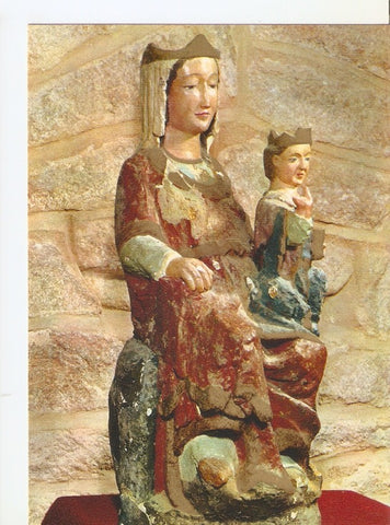 Postal 035873 : Vierge du Canigou. Abbaye de Saint-Martin-du-Canigou 