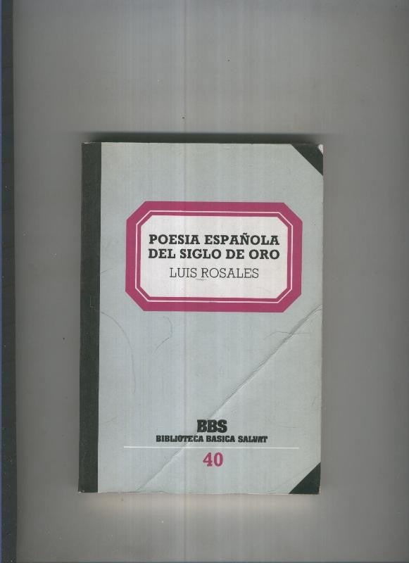 Poesia española del siglo de oro