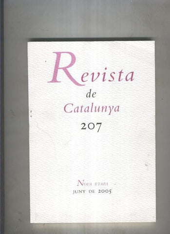 Revista de catalunya numero 207