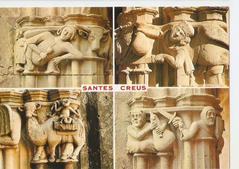 Postal 042858 : Costa Dorada. Tarragona. Santes Creus. Capiteles del Claustro