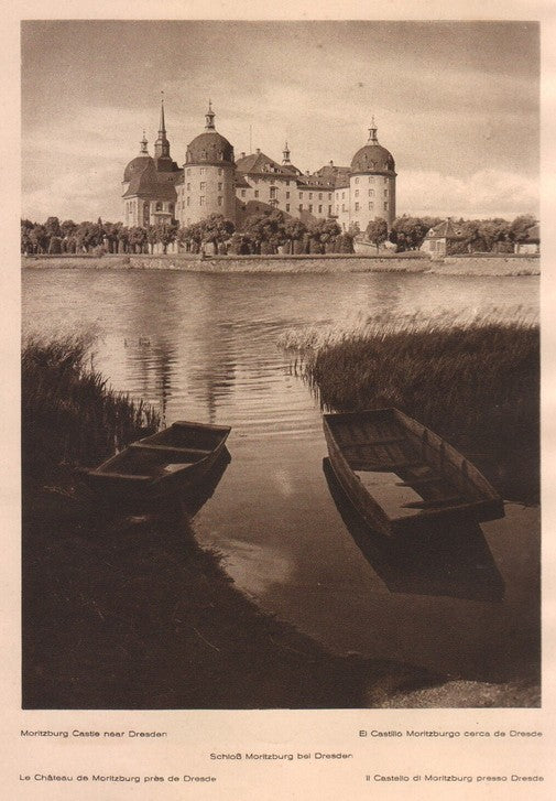 Lamina/Foto KURT HIELSCHE Deuschtland No. 104: MORITZBURG. CASTLE NEAR DRESDEN
