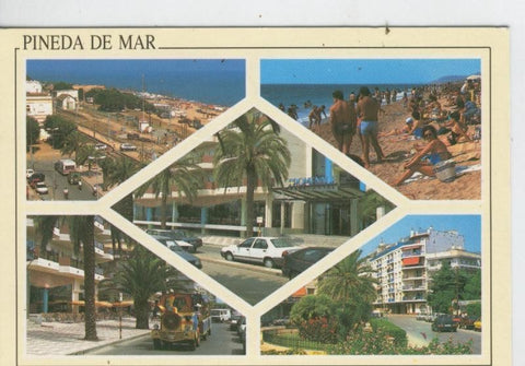 Postal 7060 : Pineda de Mar: vistas