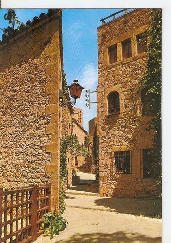 Postal 044681 : Costa Brava. Pals. Calles tipicas
