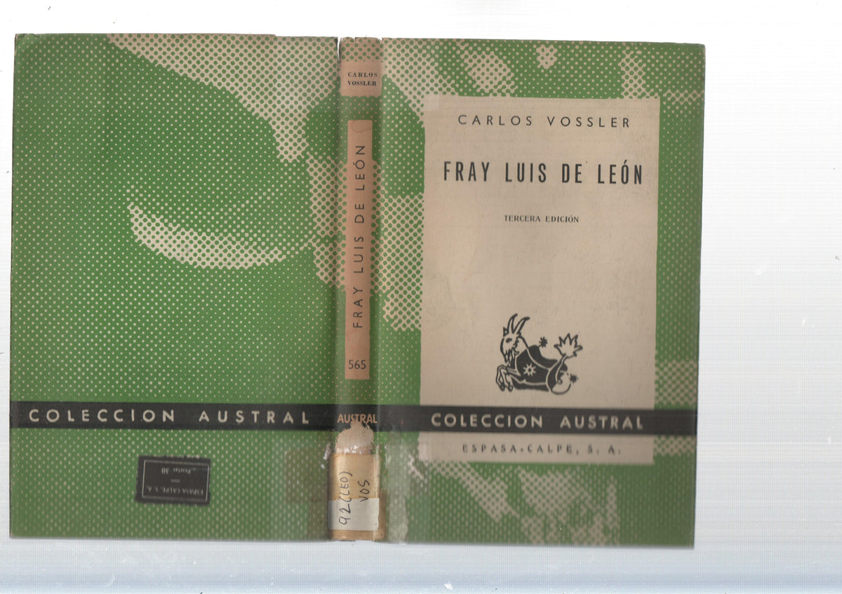 Coleccion Austral: Fray Luis de Leon