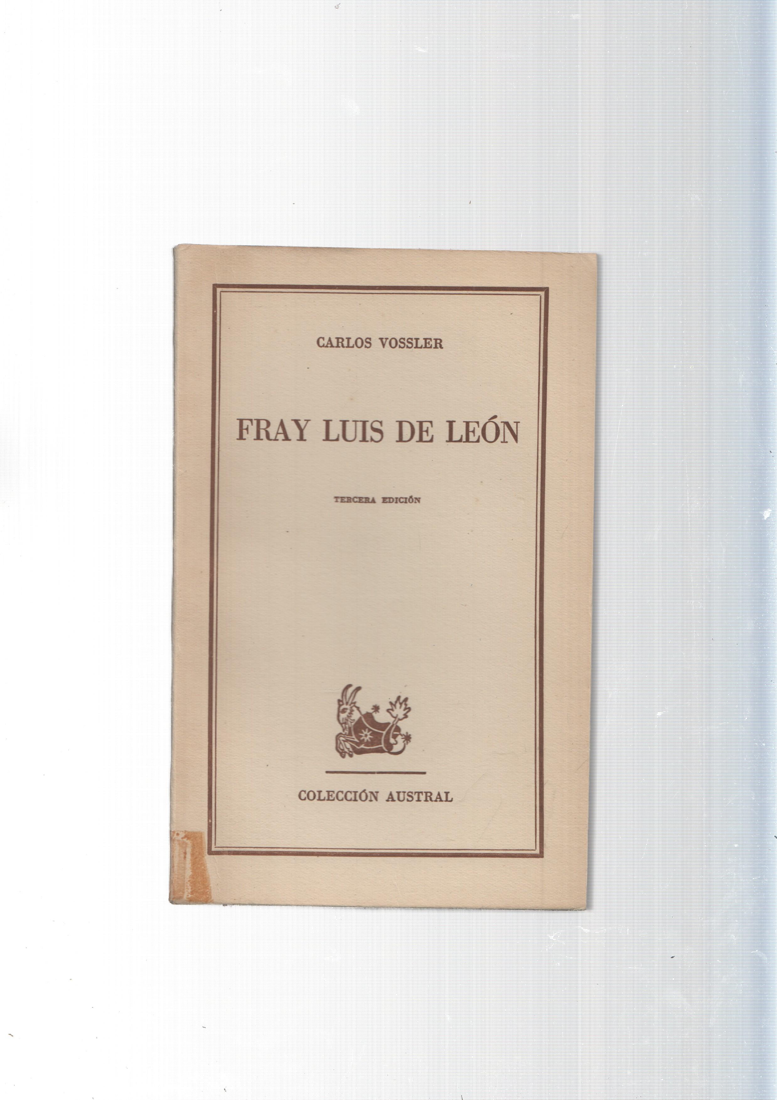 Coleccion Austral: Fray Luis de Leon