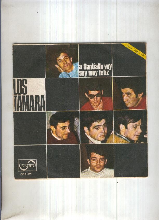 Disco Vinilo Single 45rpm: LOS TAMARA - A Santiago voy