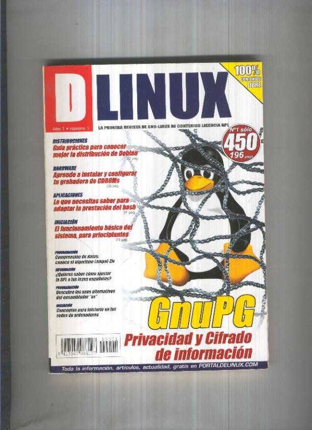 REVISTA DLINUX, Año 01 Numero 01: GnuPG - Privacidad y cifrado de informacion