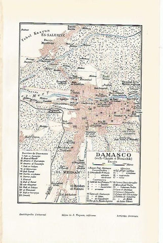 LAMINA ESPASA 2013: Plano de Damasco Siria