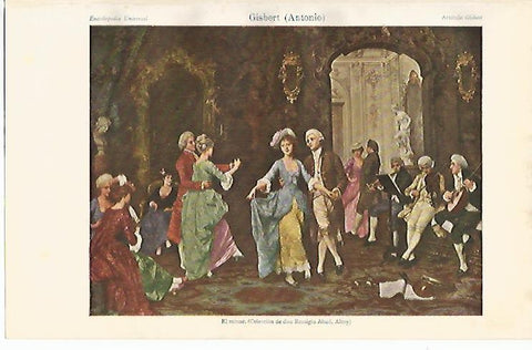 LAMINA ESPASA 2105: El minue de Gisbert