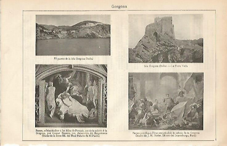 LAMINA ESPASA 2133: Representaciones de Gorgona