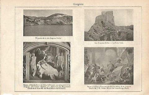 LAMINA ESPASA 2133: Representaciones de Gorgona