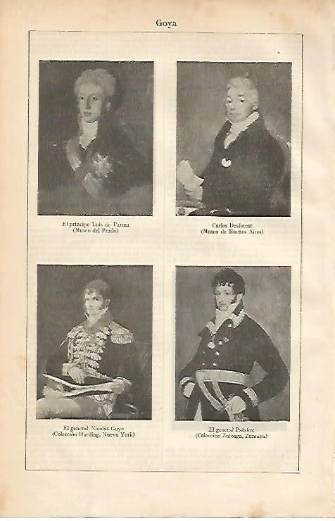 LAMINA ESPASA 2146: Retratos masculinos pintados por Goya