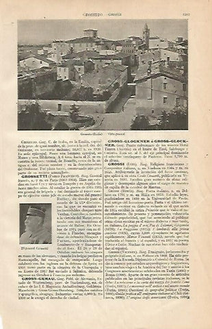 LAMINA ESPASA 2208: Vista general de Grosseto Italia