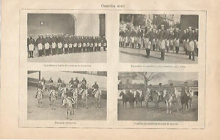 LAMINA ESPASA 2239: Imagenes de la Guardia Civil