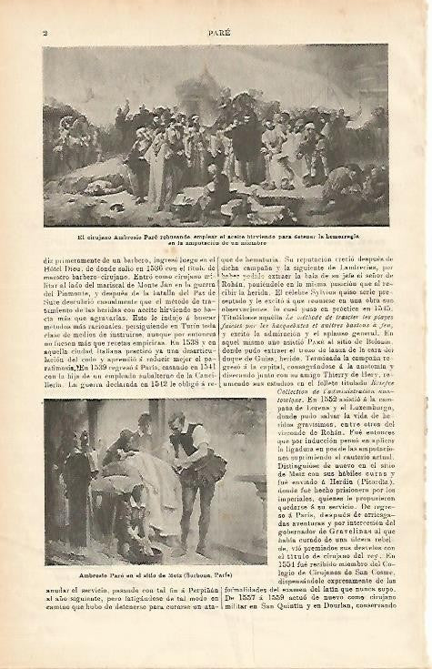 LAMINA ESPASA 2251: El cirujano Ambrosio Pare