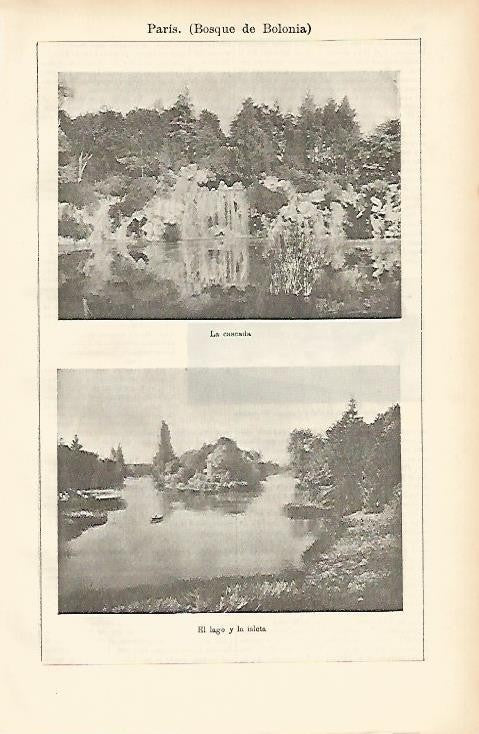 LAMINA ESPASA 2266: El bosque de Bolonia de Paris