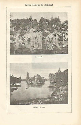 LAMINA ESPASA 2266: El bosque de Bolonia de Paris