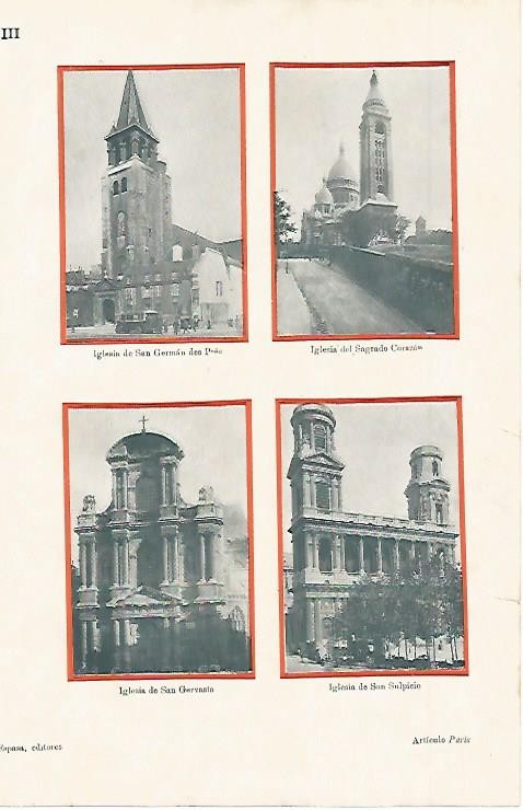 LAMINA ESPASA 2274: Iglesias de Paris