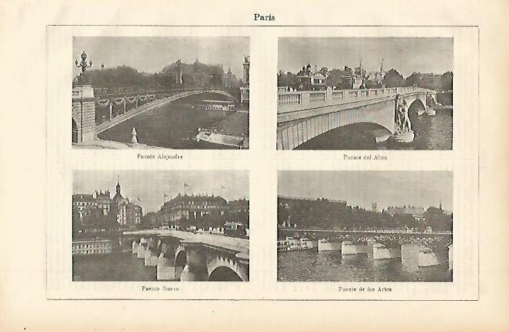 LAMINA ESPASA 2283: Puentes de Paris