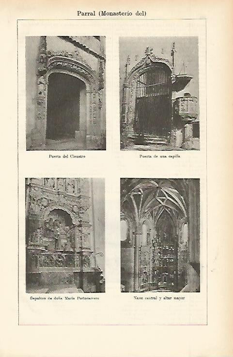 LAMINA ESPASA 2312: Monasterio del Parral Segovia