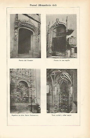 LAMINA ESPASA 2312: Monasterio del Parral Segovia