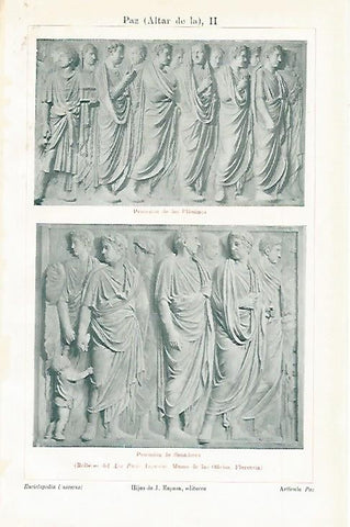LAMINA ESPASA 2377: Ara Pacis Augustuae Florencia