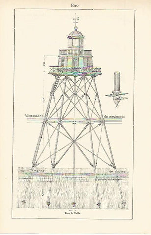 LAMINA ESPASA 2435: Faro de Walde