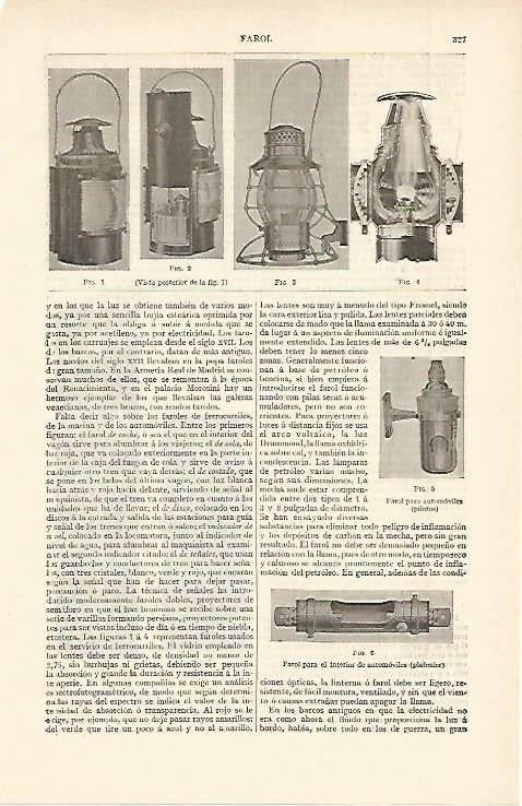 LAMINA ESPASA 2440: Faroles