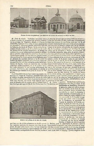 LAMINA ESPASA 2459: Pabellones de la Feria de Milan de 1923
