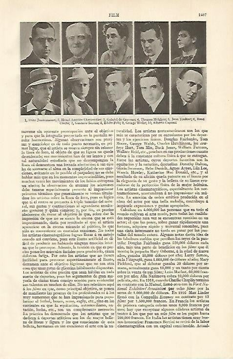 LAMINA ESPASA 2515: Estrellas del cine