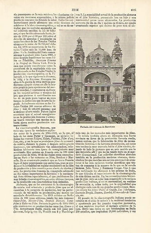 LAMINA ESPASA 2517: Coliseum Barcelona