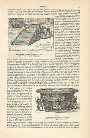 LAMINA ESPASA 2722: Altar de los Holocaustos del Templo de Salomon