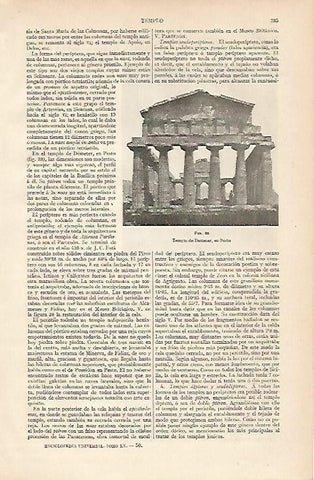 LAMINA ESPASA 2725: Templo de Demeter en Pesto Italia