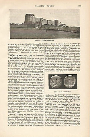 LAMINA ESPASA 2742: Castillo de Tenedos Turquia