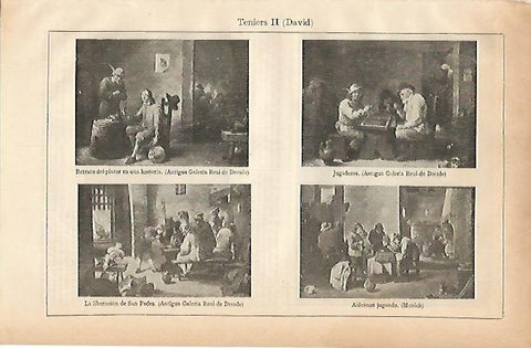 LAMINA ESPASA 2749: Cuadros de David Teniers