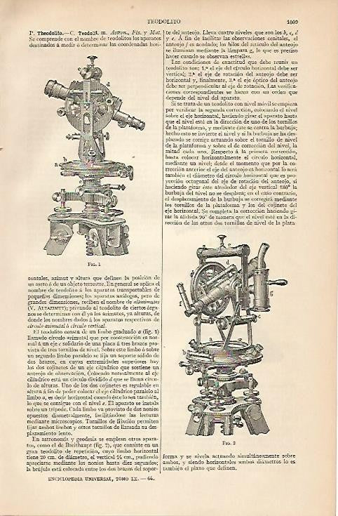 LAMINA ESPASA 2755: Teodolito