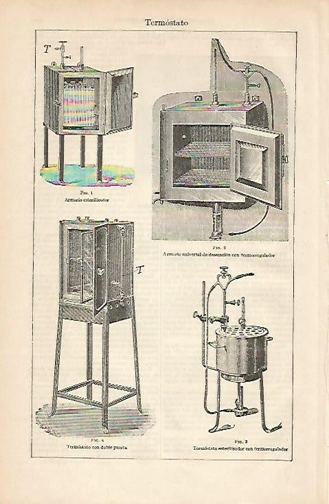 LAMINA ESPASA 2775: Tipos de termotasto