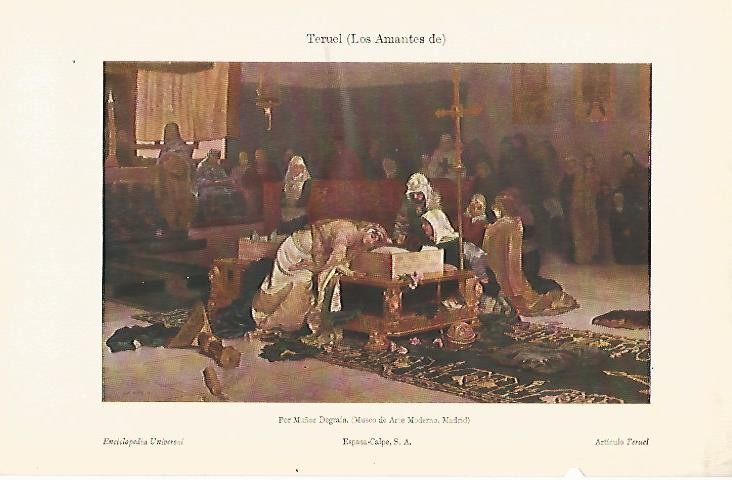 LAMINA ESPASA 2792: Los Amantes de Teruel por Muñoz Degrain