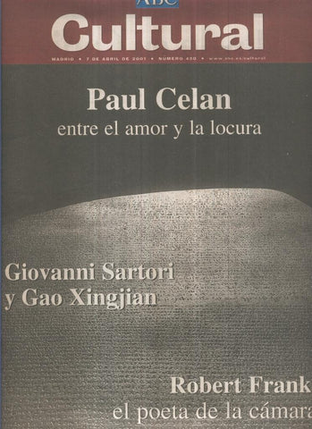 ABC CULTURAL - 7 abril 2001: Giovanni Sartori y Gao Xingjian