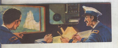 Cromos: Historia del Transporte Maritimo numero 117/118: Radar avisando iceberg