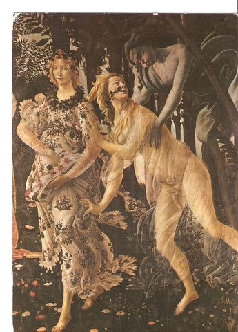 Postal 037598 : Firenze. Galleria Uffizi. Sandro Botticelli. Detail of the spring