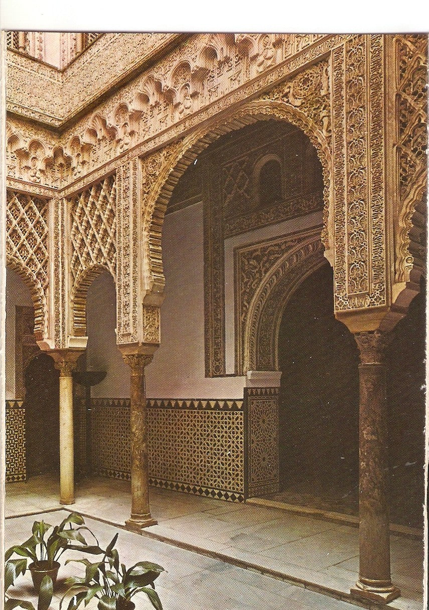 Postal 038020 : Sevilla el Alcazar. Patio de las muñecas