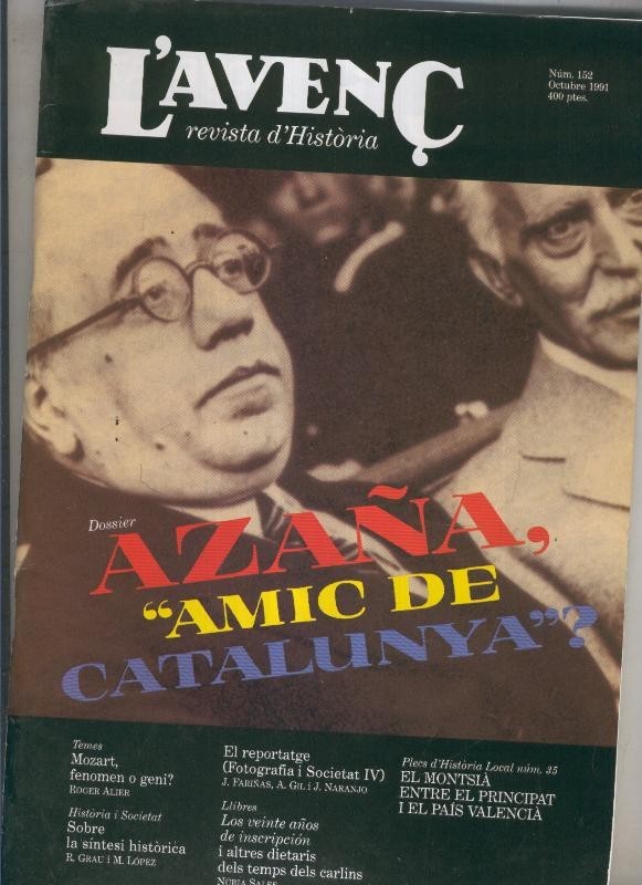 L'Avenç numero 152: El Montsia entre el principat i el pais valencia
