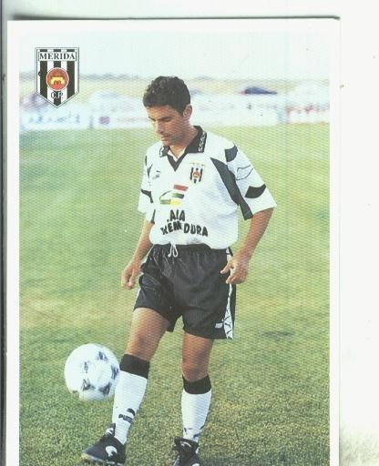 Cromos: Las fichas de la liga 95/96-Merida: Manolo